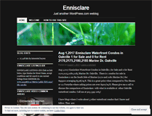 Tablet Screenshot of ennisclare.wordpress.com