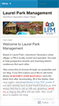 Mobile Screenshot of laurelparkmanagement.wordpress.com
