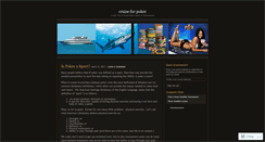 Desktop Screenshot of cruisepoker.wordpress.com