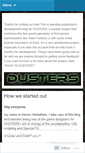 Mobile Screenshot of dustersgame.wordpress.com