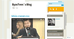 Desktop Screenshot of byze7ven.wordpress.com