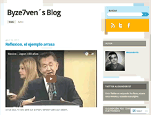 Tablet Screenshot of byze7ven.wordpress.com