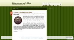 Desktop Screenshot of isupportwine.wordpress.com