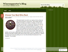 Tablet Screenshot of isupportwine.wordpress.com