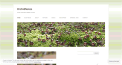Desktop Screenshot of orchidnotes.wordpress.com