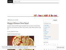 Tablet Screenshot of itsbeautifulhere.wordpress.com