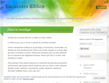 Tablet Screenshot of encuentrobiblico.wordpress.com