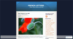 Desktop Screenshot of frenchletters.wordpress.com