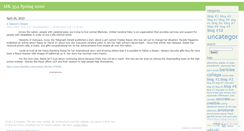 Desktop Screenshot of mk354spring10.wordpress.com