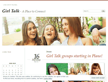 Tablet Screenshot of girltalkinfo.wordpress.com
