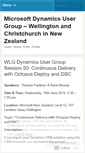 Mobile Screenshot of dynamicsug.wordpress.com