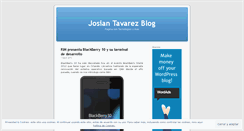 Desktop Screenshot of josiantavarez.wordpress.com