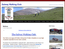 Tablet Screenshot of galwaywalkingclub.wordpress.com