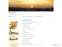 Tablet Screenshot of divagatii.wordpress.com