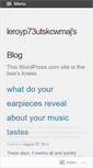 Mobile Screenshot of leroyp73utskcwmaj.wordpress.com