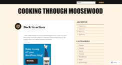 Desktop Screenshot of cookingthroughmoosewood.wordpress.com