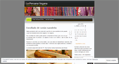 Desktop Screenshot of laperuanavegana.wordpress.com