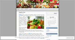 Desktop Screenshot of drinkndine.wordpress.com