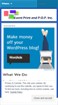 Mobile Screenshot of eventprintandpop.wordpress.com