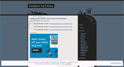 Desktop Screenshot of imaginesurf.wordpress.com