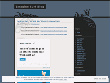 Tablet Screenshot of imaginesurf.wordpress.com