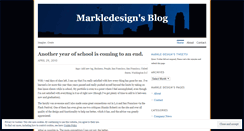 Desktop Screenshot of markledesign.wordpress.com