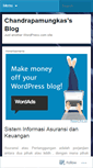 Mobile Screenshot of chandrapamungkas.wordpress.com