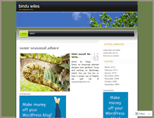 Tablet Screenshot of binduwiles.wordpress.com