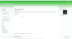 Desktop Screenshot of lishfarms.wordpress.com