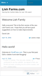 Mobile Screenshot of lishfarms.wordpress.com