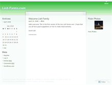 Tablet Screenshot of lishfarms.wordpress.com