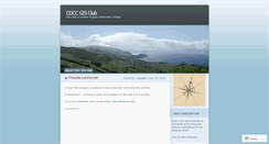 Desktop Screenshot of coccgis.wordpress.com