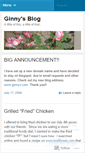 Mobile Screenshot of ginnyv.wordpress.com