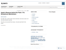 Tablet Screenshot of elinalee.wordpress.com