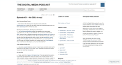 Desktop Screenshot of digitalmediapodcast.wordpress.com