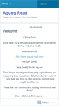 Mobile Screenshot of agungread.wordpress.com