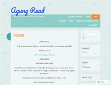 Tablet Screenshot of agungread.wordpress.com