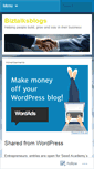Mobile Screenshot of biztalksblogs.wordpress.com
