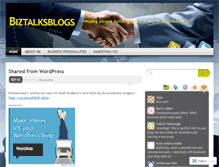 Tablet Screenshot of biztalksblogs.wordpress.com