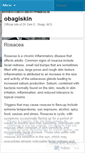 Mobile Screenshot of obagiskin.wordpress.com