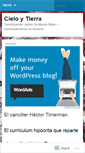 Mobile Screenshot of cieloytierrafm.wordpress.com