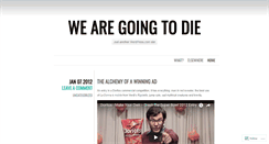 Desktop Screenshot of deadisdead.wordpress.com