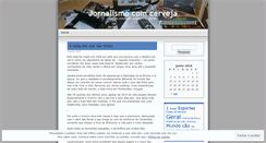 Desktop Screenshot of jornalismocomcerveja.wordpress.com