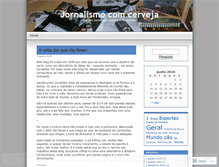 Tablet Screenshot of jornalismocomcerveja.wordpress.com