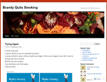 Tablet Screenshot of brandyquitssmoking.wordpress.com