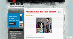 Desktop Screenshot of devilonline.wordpress.com