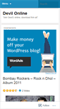 Mobile Screenshot of devilonline.wordpress.com