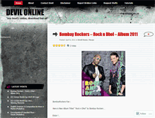 Tablet Screenshot of devilonline.wordpress.com