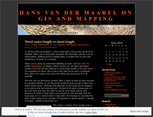 Tablet Screenshot of hansvandermaarel.wordpress.com