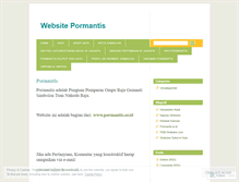 Tablet Screenshot of pormantis.wordpress.com